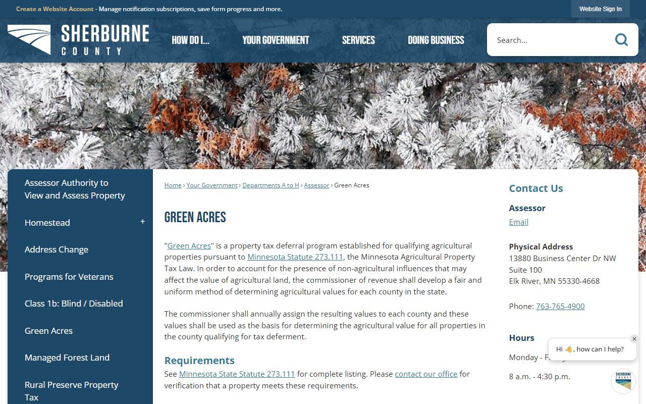 Sherburne County recorder office page for Sherburne County marriage records