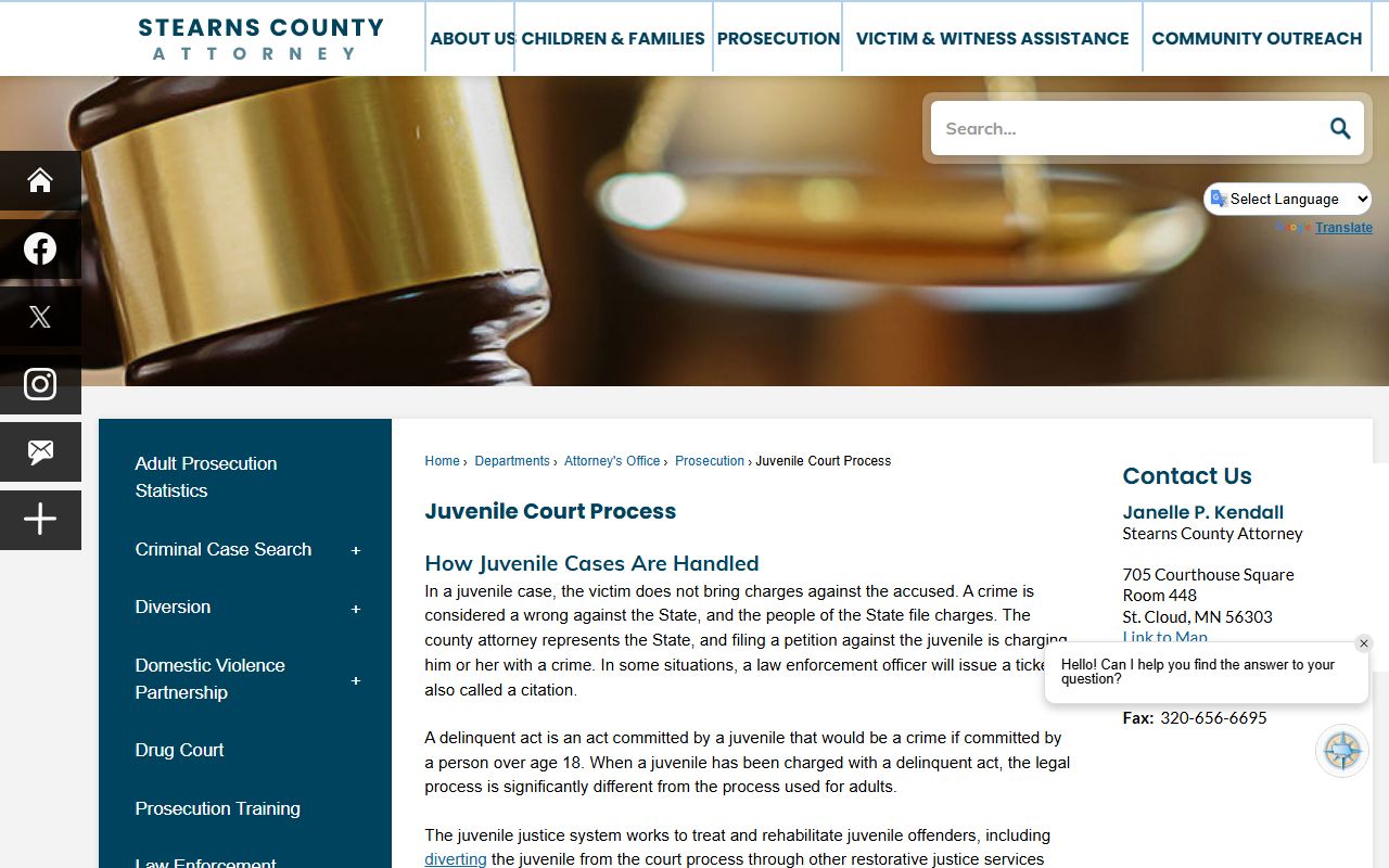 Stearns County License Center page for Stearns County marriage records