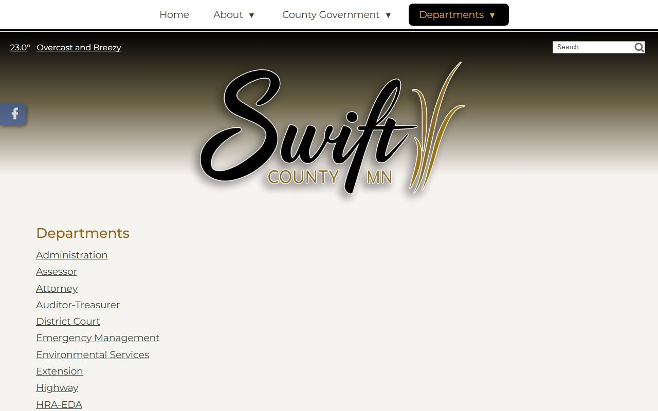 Swift County Treasurer office for Swift County marriage records