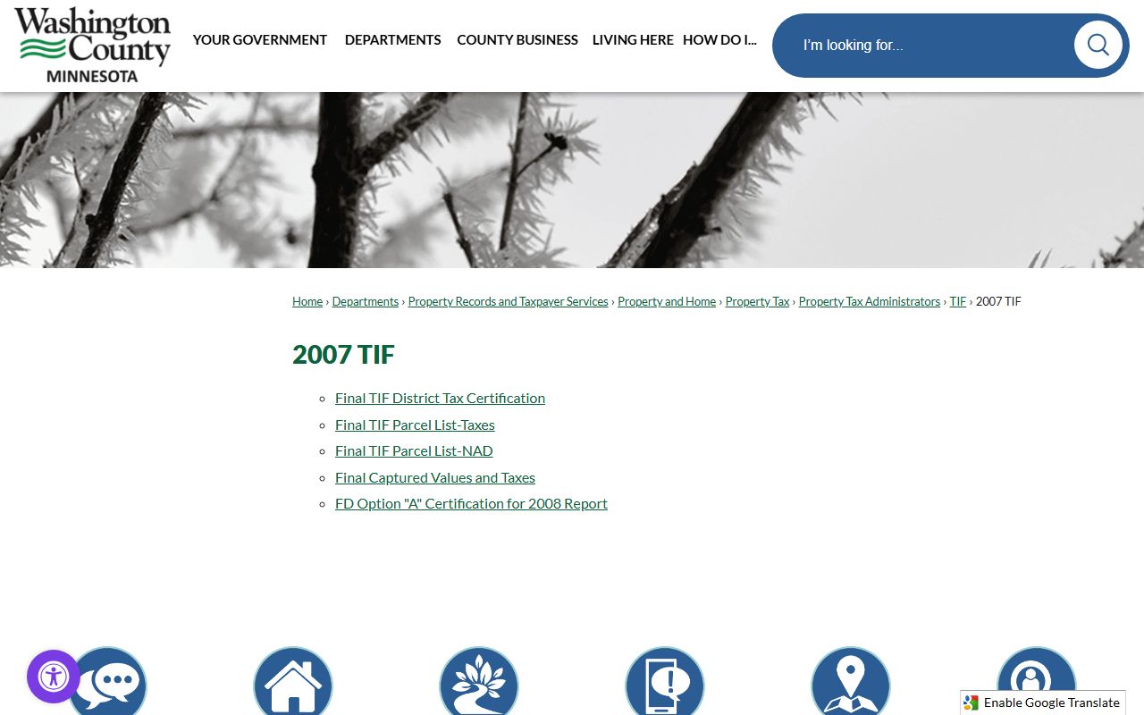 Washington County Vital Statistics page for Washington County marriage records